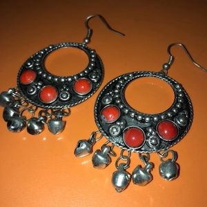 Unique Mosaic Dangle Earrings